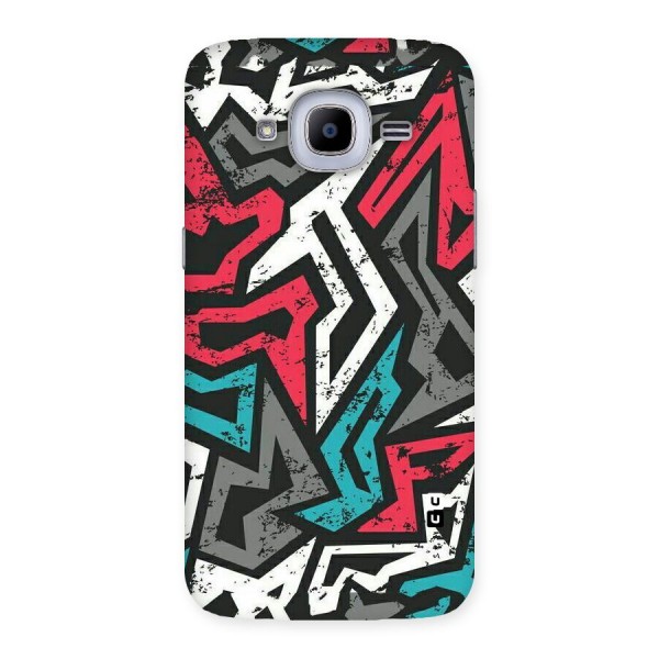 Rugged Strike Abstract Back Case for Samsung Galaxy J2 2016